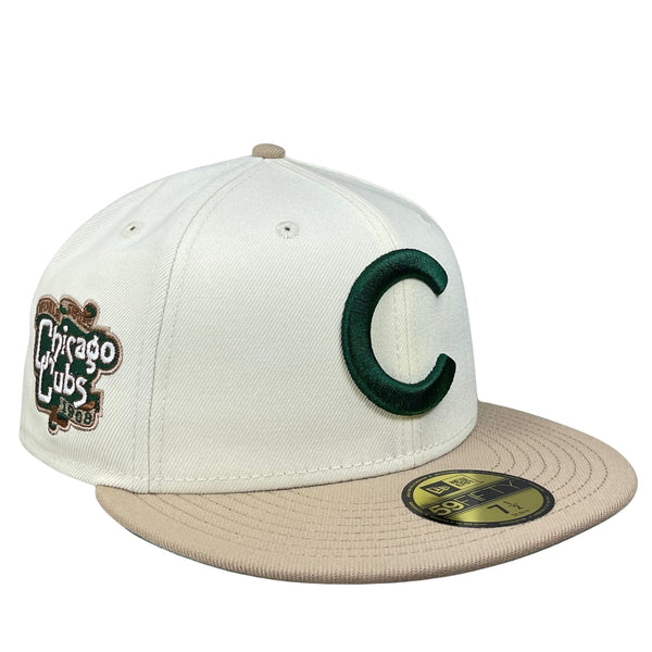 59FIFTY Chicago Cubs Chrome/Camel/Green 1908 World Series Patch 59FIFTY Chicago Cubs Chrome/Camel/Green 1908 World Series Patch