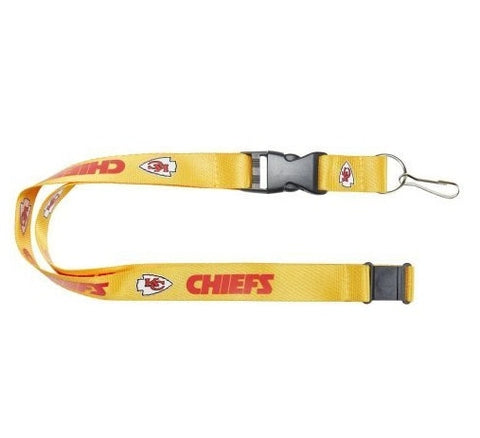 Kansas City Chiefs Lanyard - Yellow