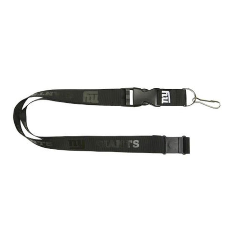 New York Giants Lanyard - Black on Black