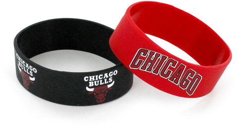 Chicago Bulls 2pk Wide Bracelets