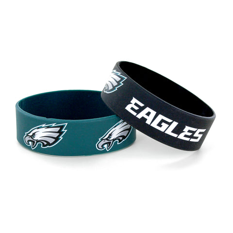 Philadelphia Eagles Two Pack Wide Bracelets