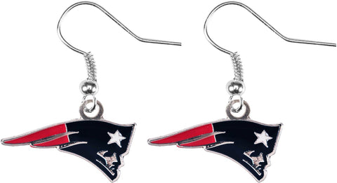 New England Patriots Logo Dangler Earrings