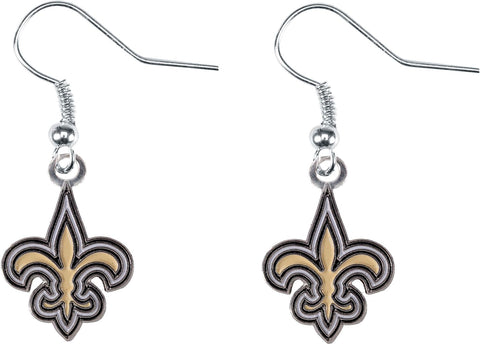 New Orleans Saints Logo Dangler Earrings