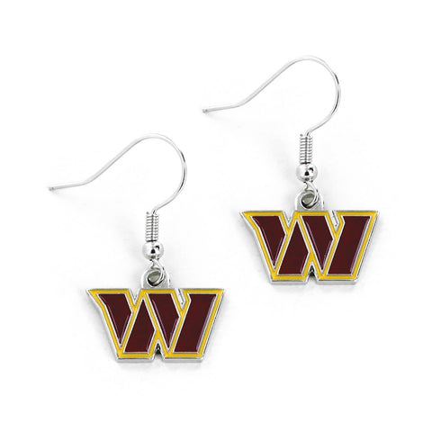Washington Commanders Logo Dangler Earrings