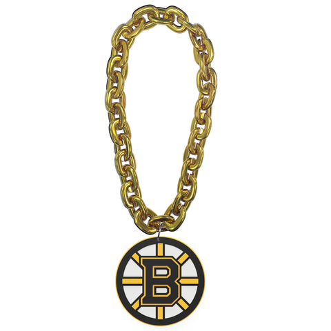 Boston Bruins Logo FanFave Fan Chain - Gold