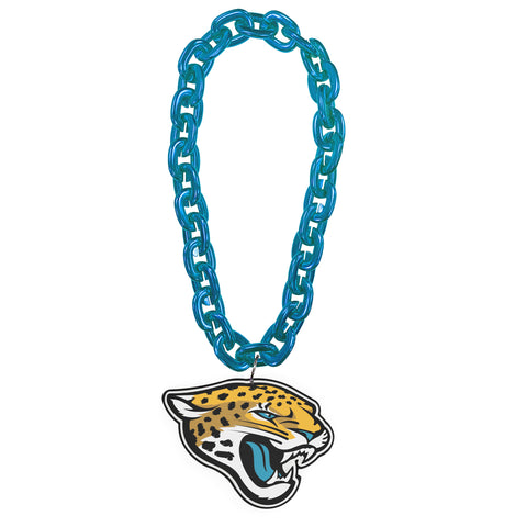Jacksonville Jaguars Logo FanFave Fan Chain - Teal