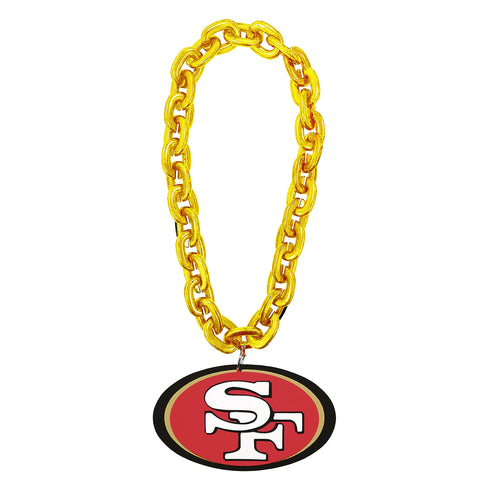San Francisco 49ers Logo FanFave Fan Chain - Gold