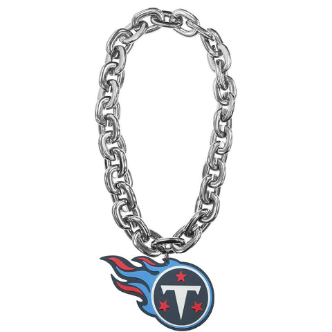 Tennessee Titans Logo FanFave Fan Chain - Silver