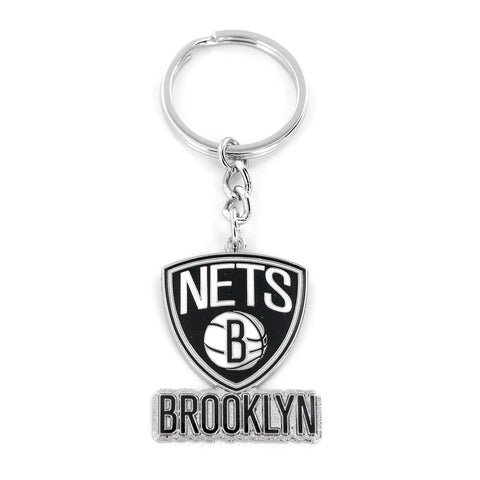 Brooklyn Nets Team Logo Keychain