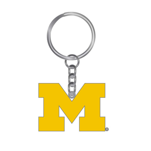 Michigan Wolverines Team Logo Keychain