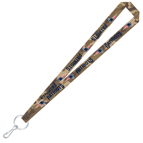 New England Patriots Camouflage Super Soft Lanyard