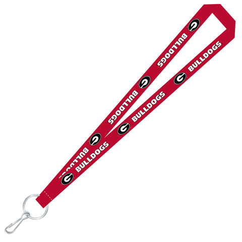Georgia Bulldogs Team Color Super Soft Lanyard