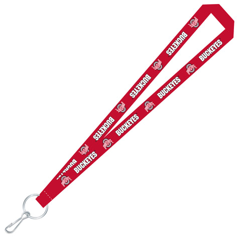 Ohio State Buckeyes Team Color Super Soft Lanyard