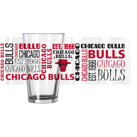 Chicago Bulls 16oz. Spirit Pint Glass