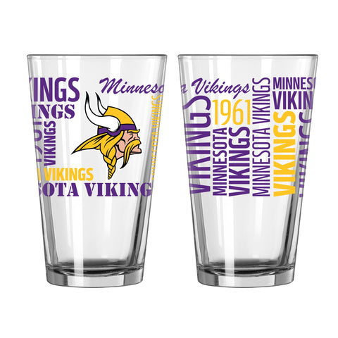 Minnesota Vikings 16oz. Spirit Pint Glass
