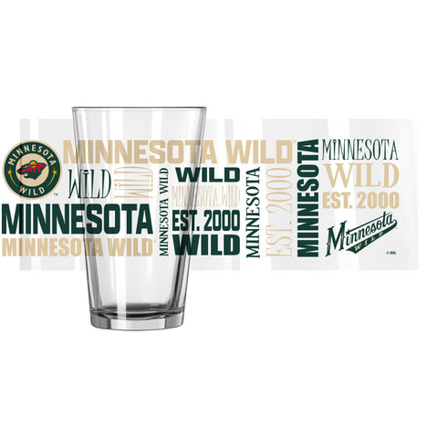 Minnesota Wild 16oz. Spirit Pint Glass
