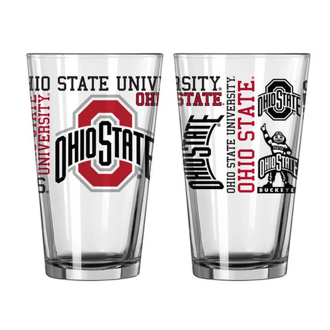 Ohio State Buckeyes 16oz. Spirit Pint Glass