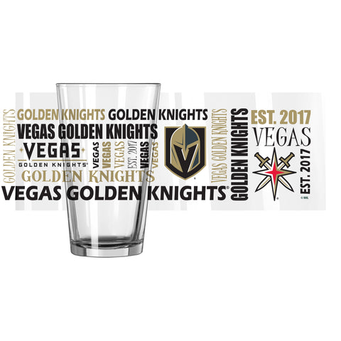 Vegas Golden Knights 16oz. Spirit Pint Glass