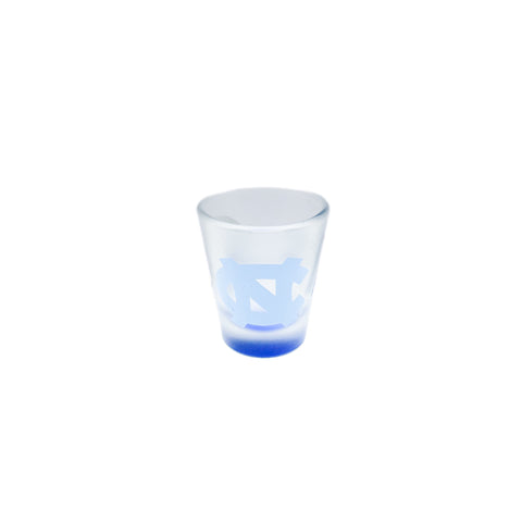 North Carolina Tar Heels 2oz. Color Frosted Shot Glass