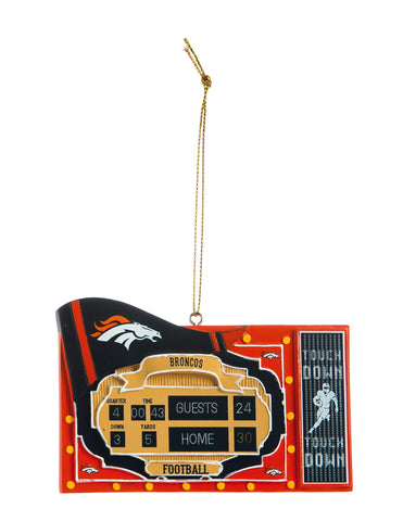 Denver Broncos Scoreboard Ornament