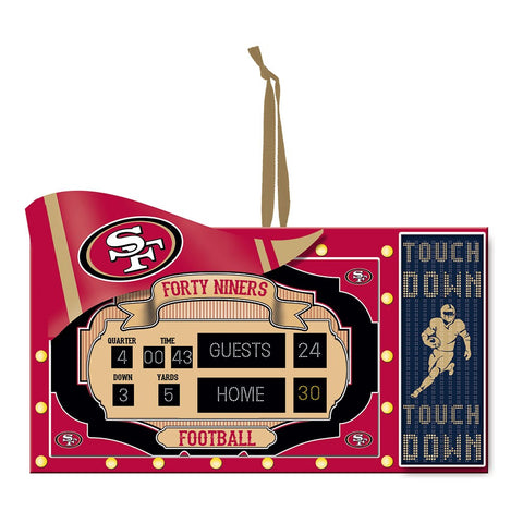 San Francisco 49ers Scoreboard Ornament