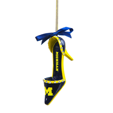 Michigan Wolverines Team Shoe Ornament