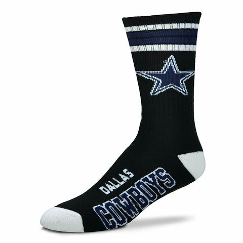 Dallas Cowboys 4 Stripe Deuce Sock Alternate - Large