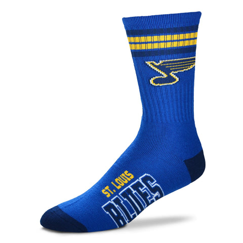 St. Louis Blues 4 Stripe Deuce Socks - Large