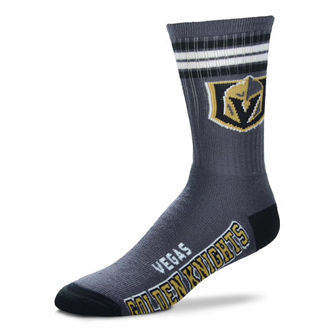 Vegas Golden Knights 4 Stripe Deuce Socks - Large