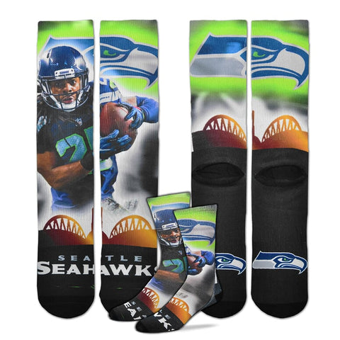 Seattle Seahawks Russell Wilson City Star Player Socks - Medium