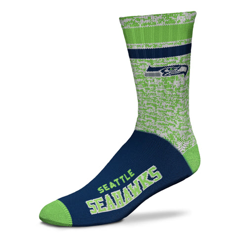 Seattle Seahawks Retro Deuce Sock - Large