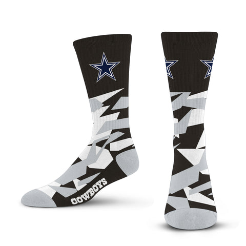 Dallas Cowboys Shattered Camo Socks - Large