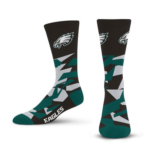 Philadelphia Eagles Shattered Camo Socks - Large