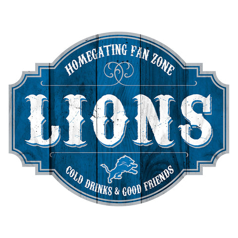 Detroit Lions 12" Homegating Tavern Sign