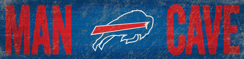 Buffalo Bills Man Cave Wooden Sign