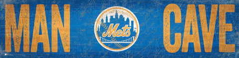 New York Mets Man Cave Wooden Sign