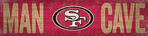 San Francisco 49ers Man Cave Wooden Sign