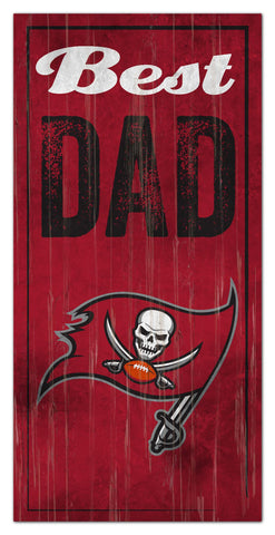 Tampa Bay Buccaneers World's Greatest Dad Wooden Sign
