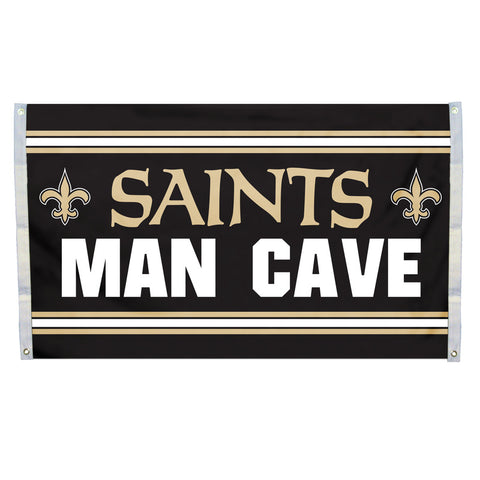 New Orleans Saints 3' x 5' Man Cave Flag