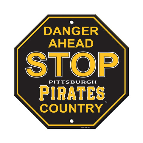 Pittsburgh Pirates Stop Sign