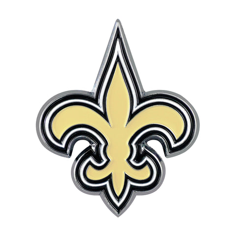 New Orleans Saints Metal Auto Emblem - Color