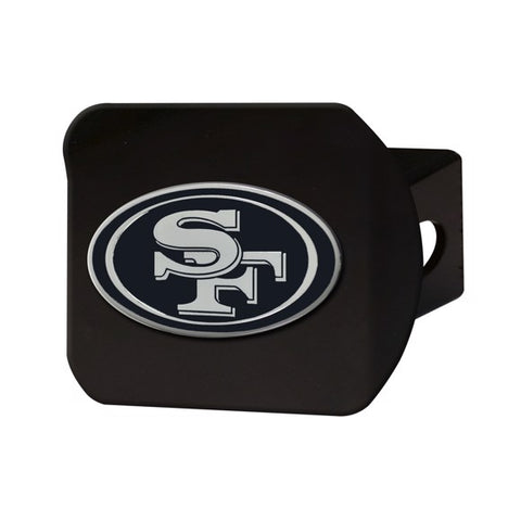 San Francisco 49ers Metal Hitch Cover - Black