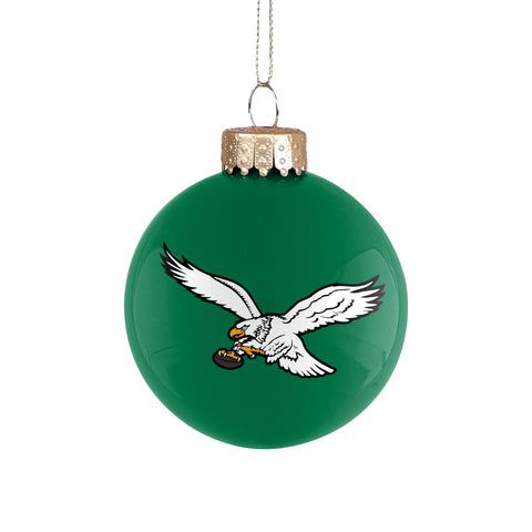 Philadelphia Eagles Retro Glass Ball Ornament