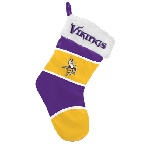 Minnesota Vikings Embroidered Colorblock Stocking