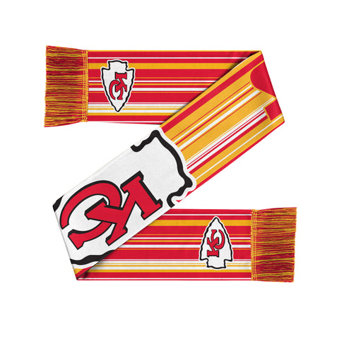 Kansas City Chiefs Hyper Stripe Big Logo Scarf