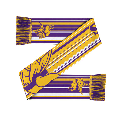 Minnesota Vikings Hyper Stripe Big Logo Scarf