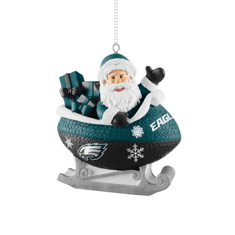 Philadelphia Eagles Football Sleigh Ornament
