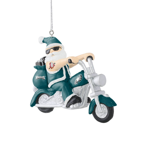 Philadelphia Eagles Santa On Motorcycle