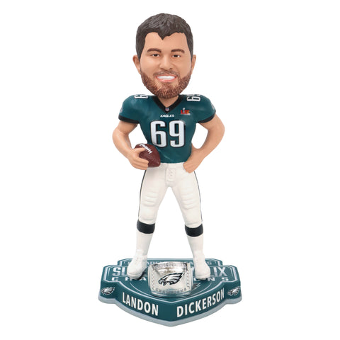 Philadelphia Eagles 8" Super Bowl LIX Champions Bobble - Landon Dickerson