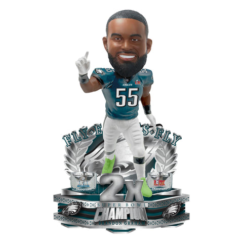 Brandon Graham Philadelphia Eagles 2X Super Bowl Champions Bobblehead